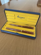 Set Penne WATERMAN Paris Vintage, Exclusive Pinastripe Bordeaux E Oro