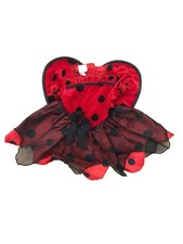 Koala Kids Infant Girls Red Polka Dot Ladybug Costume Dress  Wings 6/9 Months