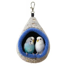 Bird Nest Parrot Bed Hut Hammock for Parakeet Cockatiel Love Bird