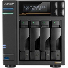Asustor Lockerstor 4 Gen3 AS6804T 4 Bay Diskless Network Attached Storage