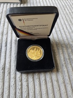 Goldmünze 100 € Euro Deutschland 1/2 Unze 2017 UNESCO Luthergedenkstätten