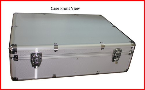 1000 CD DVD Silver Hard Media Storage Case Mess-Free Holder Box with ...