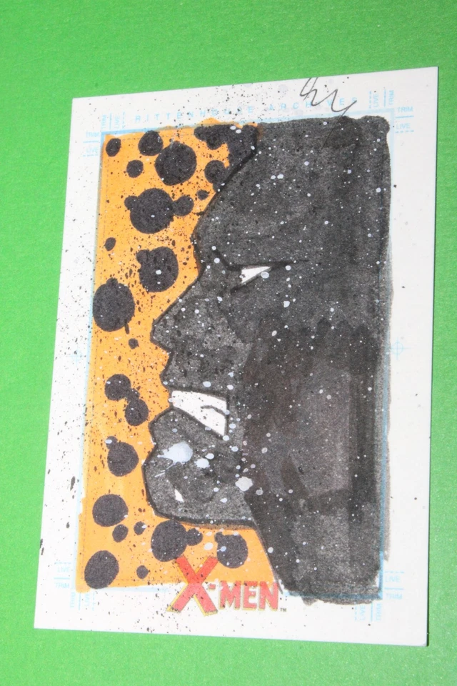 2008 Rittenhouse X-MEN Archives Marvel SketchaFEX SUNSPOT SKETCH INSERT CARD — 第 2/4 张图片