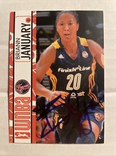 2013 WNBA Brianna January Autographed Card #25 Indiana Fever CB731
