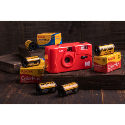 【ギフトBOX】 Kodak M35 フィルムカメラ レッド プレゼント ギフトBOX】 Kodak M35 フィルムカメラ レッド プレゼント