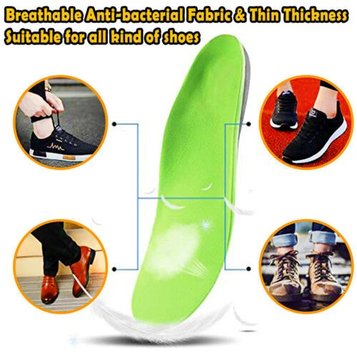 Orthotic Shoe Insoles Inserts-Flat Feet/High Arch Support for Plantar-Fasciitis - Picture 10 of 32