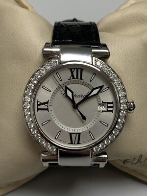 Chopard Imperial Silver Dial Stainless Steel Ladies Watch 388532-3003