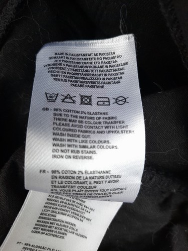 Kangol Ladies Black Stretchy Jeans Size 12 - Picture 7 of 7
