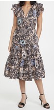 EUC Ulla Johnson Rema Dress - Floral Print - Size 12/14