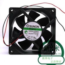 Original Sunon KDE2412PMV1 DC 24V 9.9W 12cm 120 120 38MM 2-Wire cooling Fan