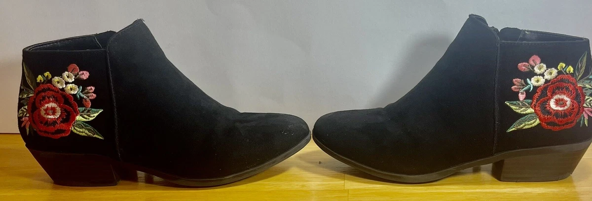 Sam edelman floral booties cheap