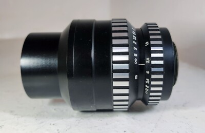 Carl Zeiss Jena TEVIDON 35mm f/1.9 zebra lens c-mount adaptable to MFT, BMPCC