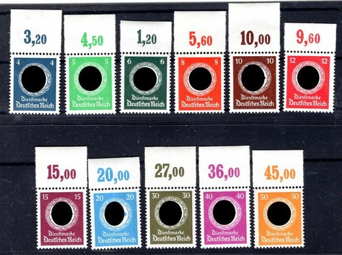 Dr-Dienst 132/43 Por Ndgz Upper Edge Set Non Perforated, Piega Im Or, Otherwise M