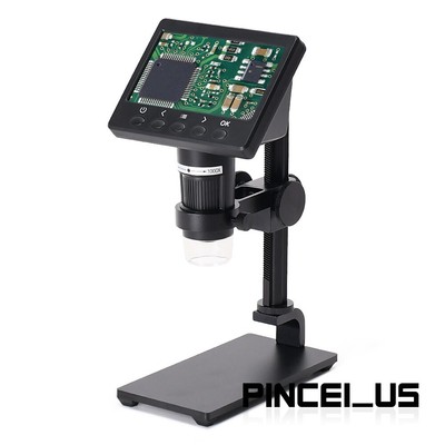 HAYERA HY-1030 1000X 4.3'' HD LCD Digital Microscope Continuous Magnifier NEW