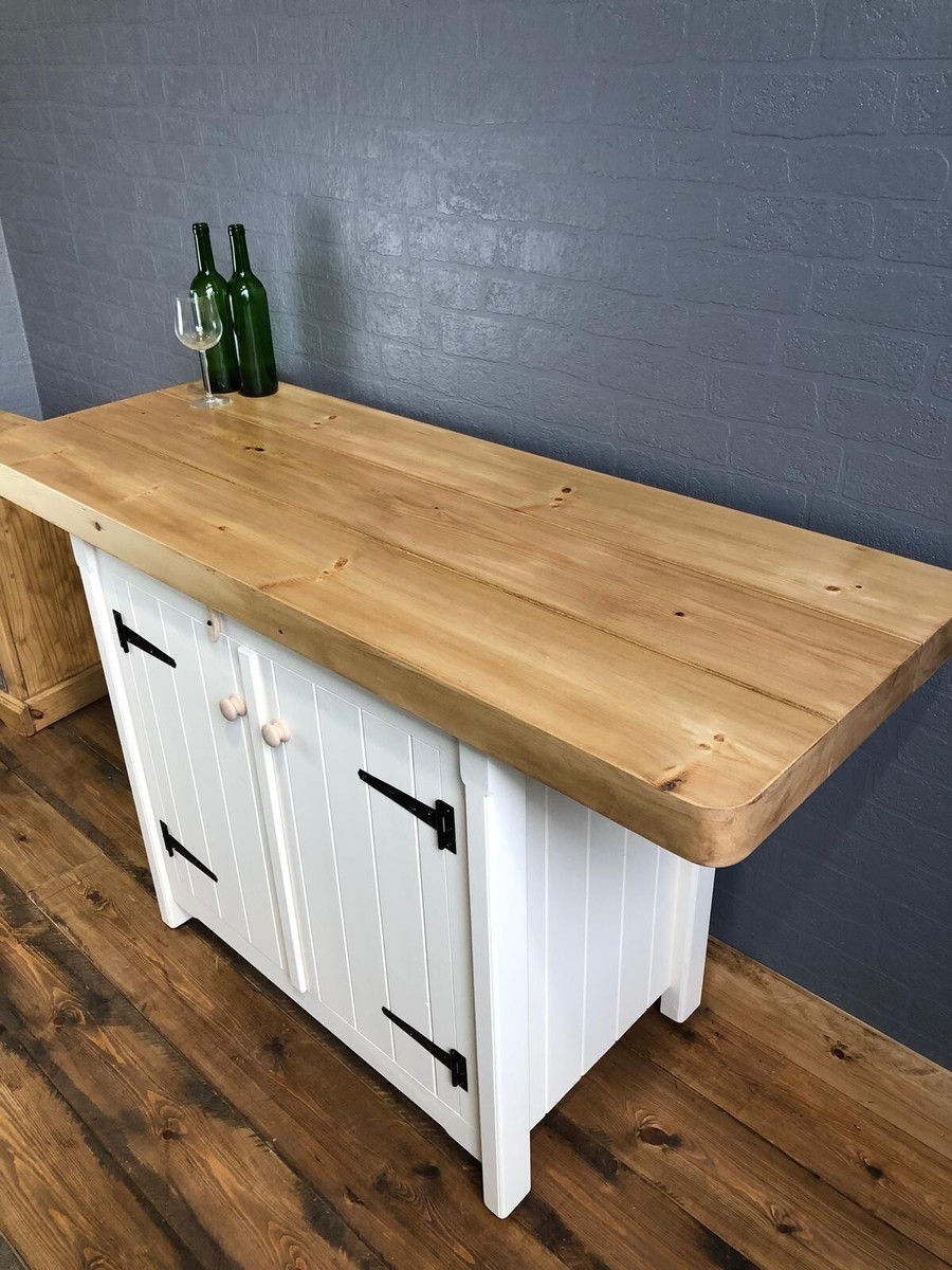 Free Standing Island Bar Borough Oak Freestanding Kitchen Island
