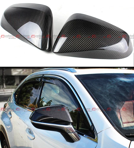 FOR 2016-2025 LEXUS RX350 RX450H NX200 NX300 CARBON FIBER SIDE MIRROR COVER CAP