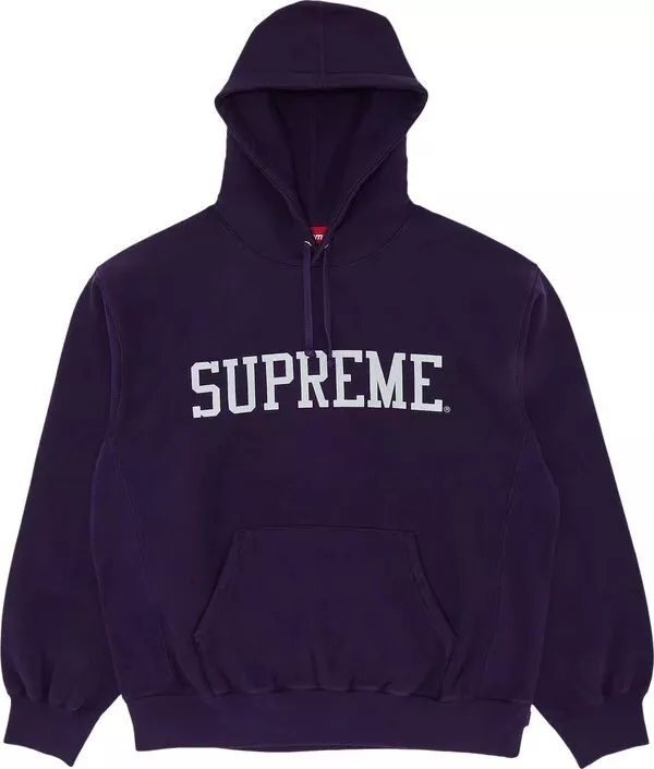 Sweat à capuche Supreme Varsity violet foncé