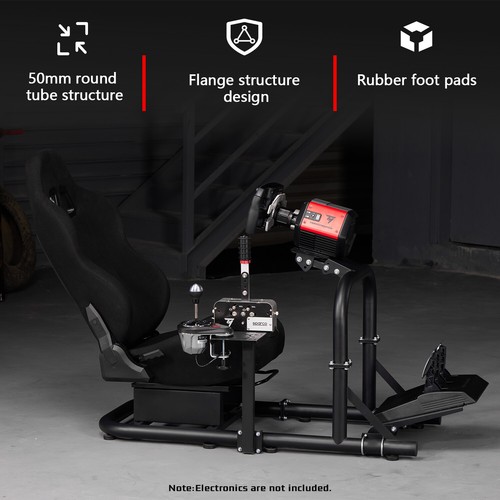Dardoo Racing Sim Cockpit Ständer/Sitz/TV einstellbar Fit für Logitech G923 G29 - Bild 25 von 38