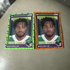 Malachi Corley Rookie 2024 Score Halloween #36 Green Bat & #36 Orange Pumpkin RC