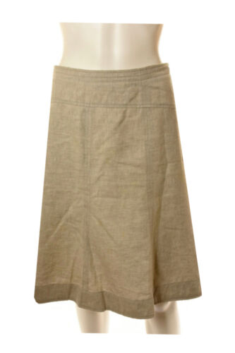 NIC + ZOE linen and cotton a-line skirt Sz 14