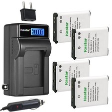 Travel Charger 4 battery for Nikon S4300 S4400 S5200 S5300 S6400 S6500 S6600