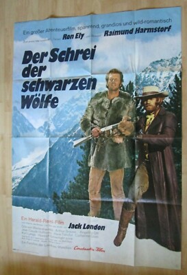 Filmplakat : Der Schrei der schwarzen Wölfe ( Raimund Harmstorf , Ron Ely ) A0