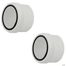 Hot Tub Basics | 1.5" Flow Thru Heater PVC Tail Piece Kit 417-4090 *PAIR*