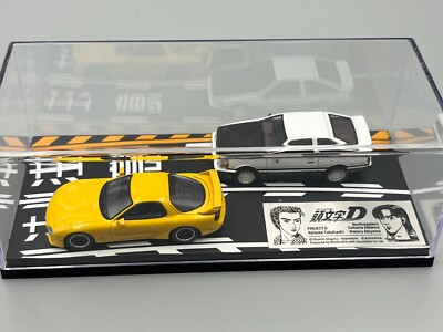 Initial D Yellow FD RX-7 and White AE86 Two Pack Keisuke Takahashi