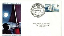 Couverture GPO 1er jour Gipsy Moth IV numéro 24 juillet 1967