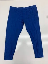 Womens Blue Leggings Size 5XL