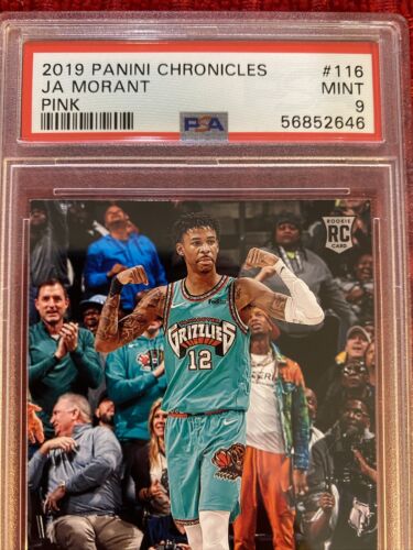 2019 Panini Chronicles Pink JA MORANT YOUNG DOLPH PSA 9 Rookie Card RC #116  | eBay