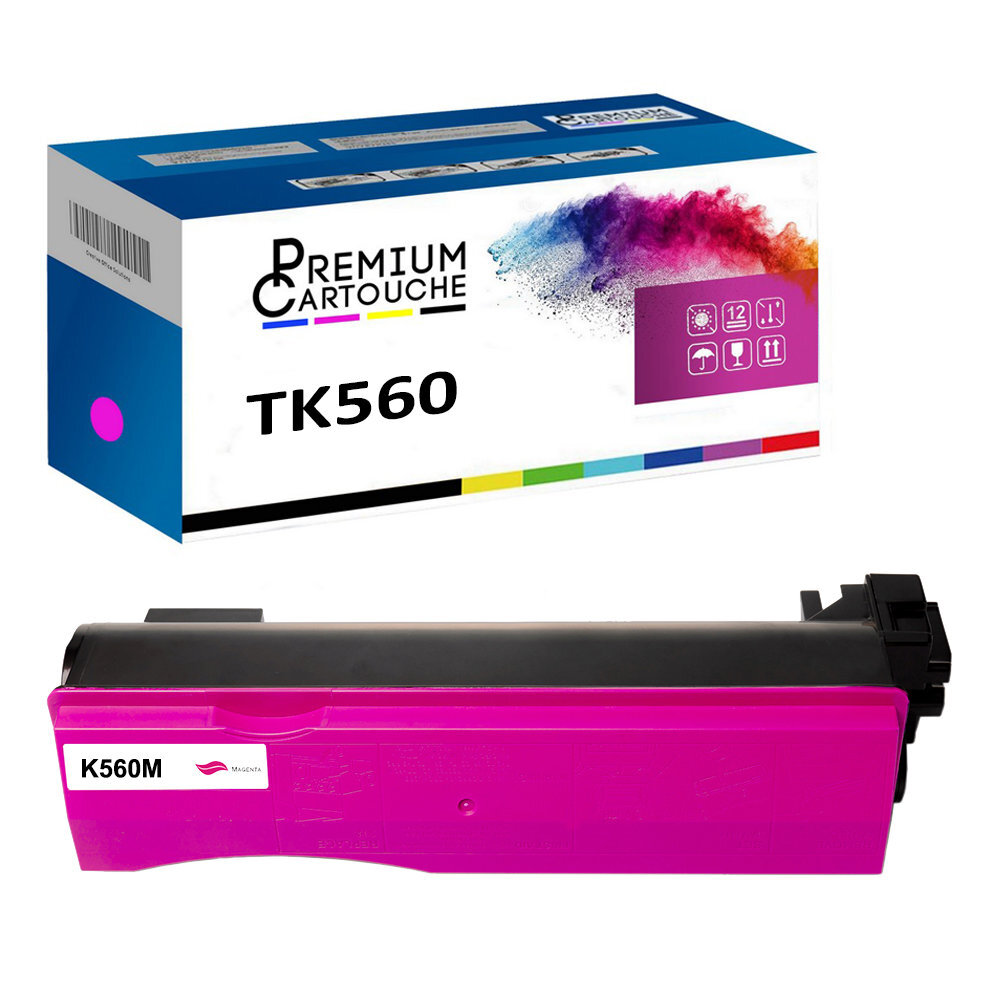 Toner TK560M Magenta compatible Kyocera pour imprimante laser de bureau