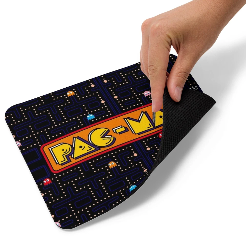 Pacman Mouse Pad 9.5x7.75 Retro Theme Accessory For Home Office Gaming - Image 2 of 3