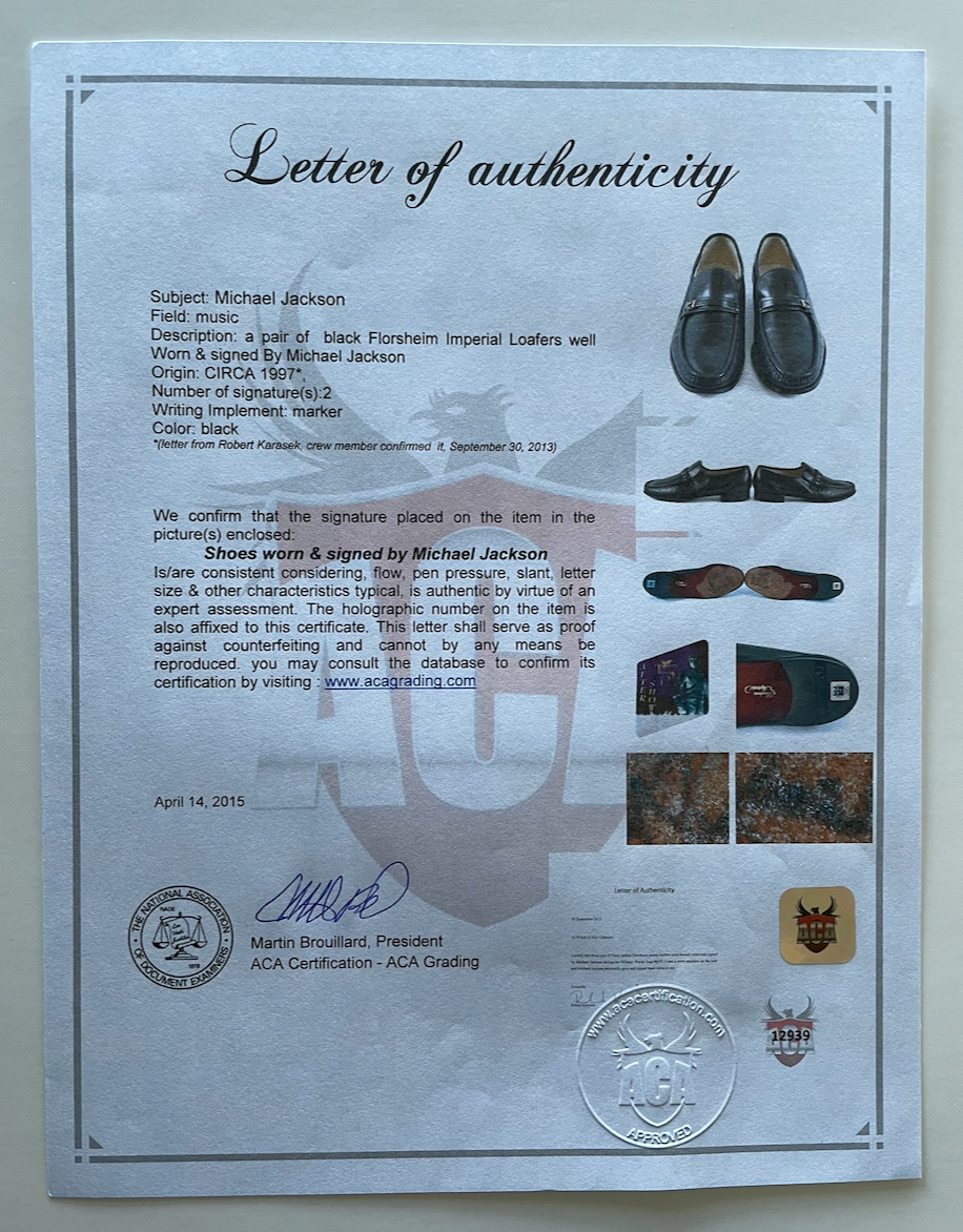 florsheim loafers michael jackson