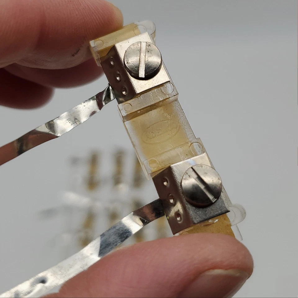 Ademco 175/L Double Foil Take Off Blocks Self Adhesive 1-3/4" x 1/8" Pack of 10 - Image 2 of 4