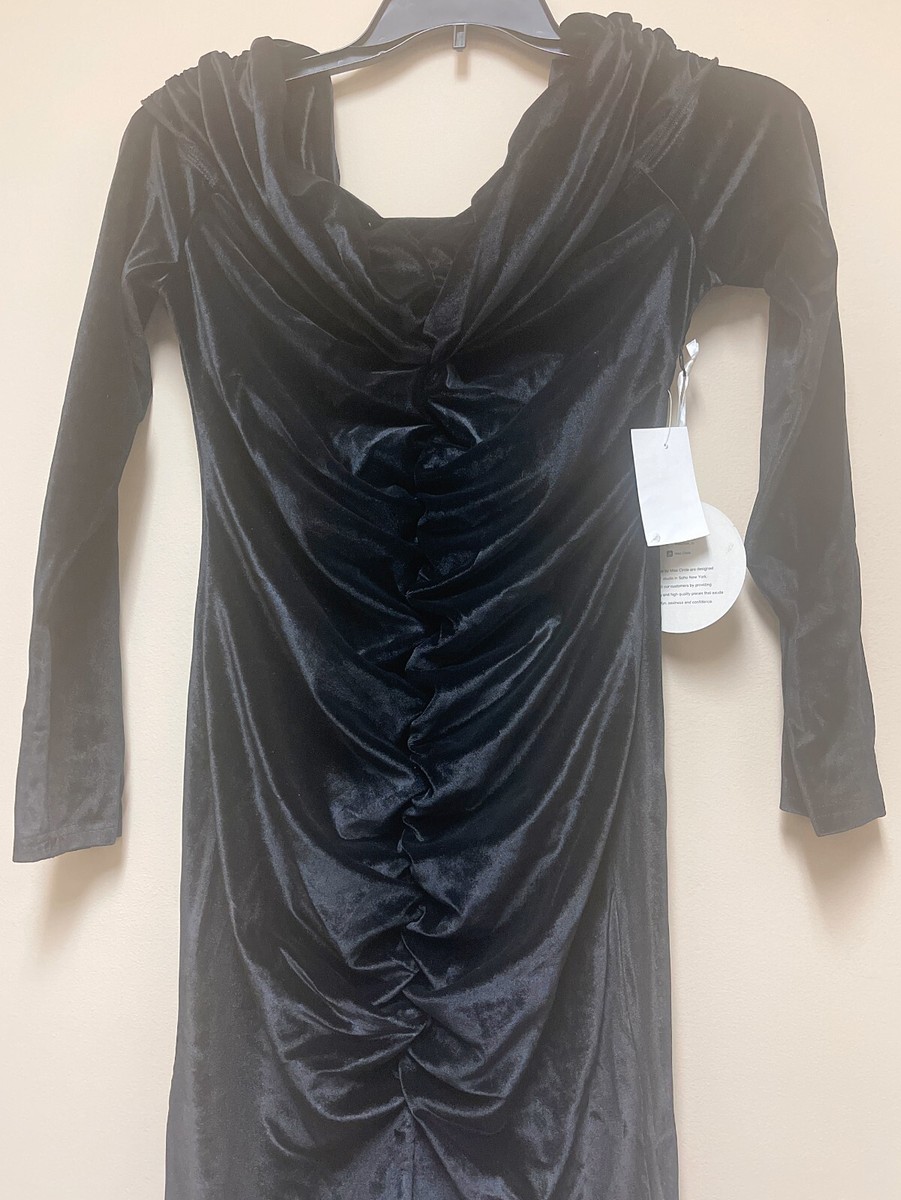 ashton off shoulder velvet long sleeve bodycon dress Miss Circle ~ Sz L ~ NWT Color:Deep Rose making it ideal for backless formal dresses Ruched Sleeveless A-Line Poplin