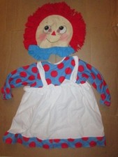 Girls RAGGEDY ANN Halloween Costume sz 8 - 10