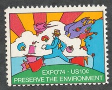 US. 1527. 10c. Edición Feria Mundial EXPO '74. MNH. 1974