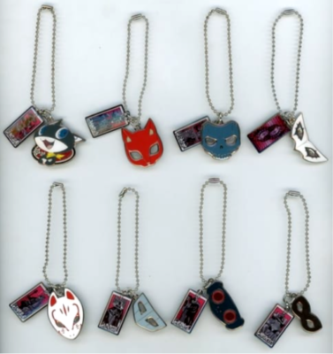 Persona Little Accessory Collection Phantom thief mask keychain