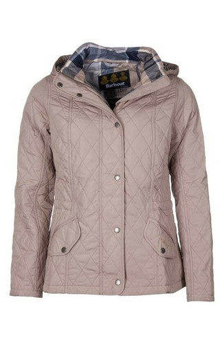 Barbour MILLFIRE TRENCH OATMEAL QUILTED 