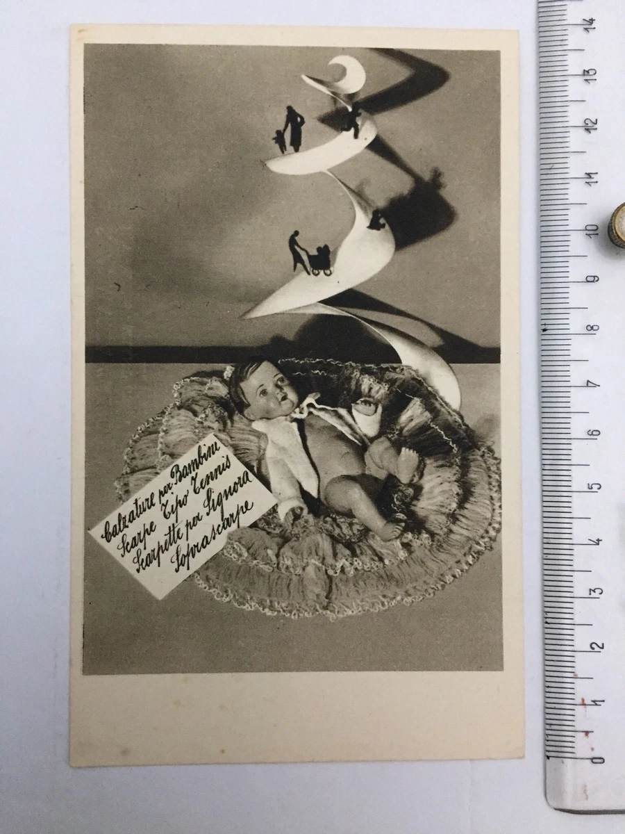 1930 Pubblicitaria Calzature Bambini Soprascarpe Marca Aeroplano