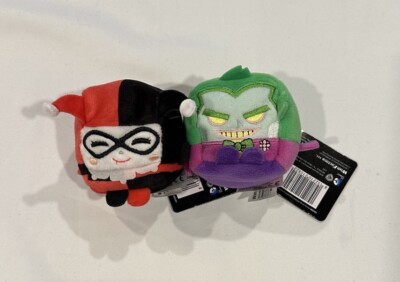 Kawaii Cubes Mini Plush DC Comics Classic Joker & Harley Quinn With Tags