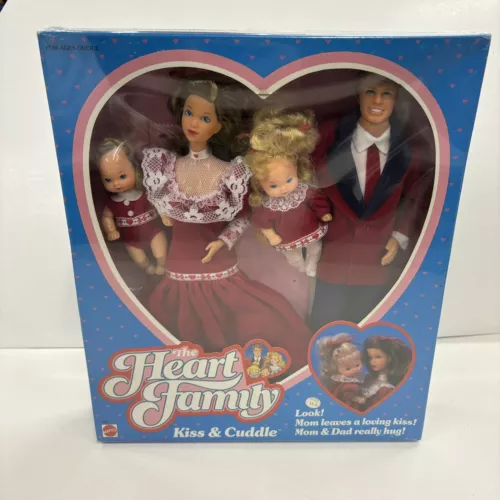 MATTEL VINTAGE 1986 THE HEART FAMILY KISS & CUDDLE #1966