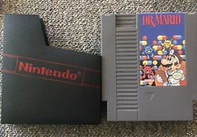 Dr. Mario con funda Nintendo y manual de instrucciones NES probado
