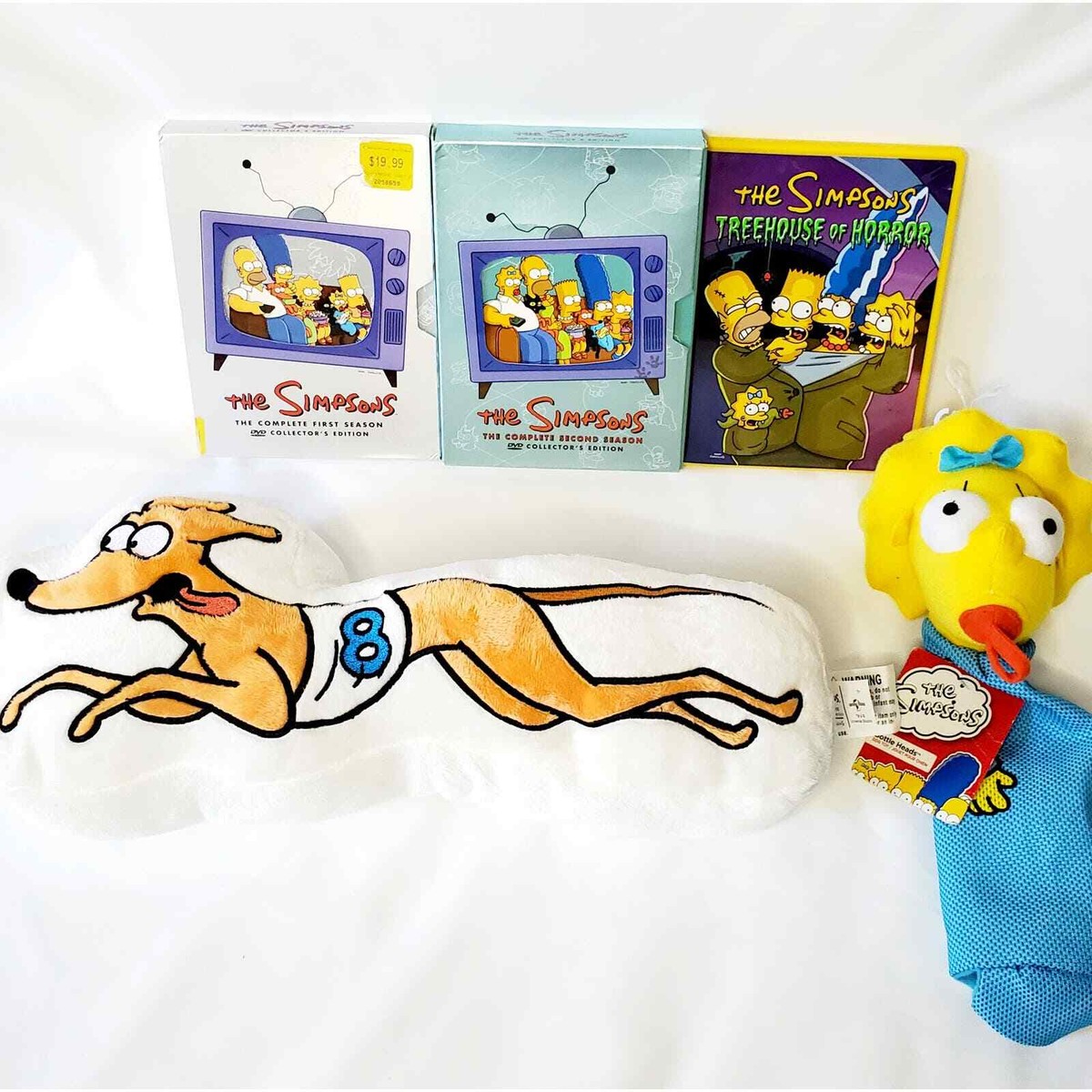 Simpsons Bundle! Universal Plush SLH, Treehouse 5-8 & S1-2 DVD 