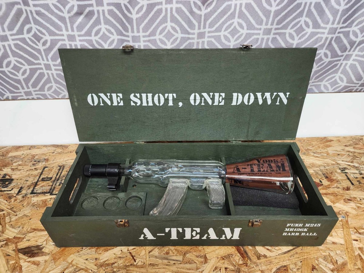 A-Team Hardball Vodka Footlocker Empty | eBay