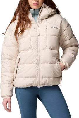 COLUMBIA Übergangs Jacke Streetwear PIKE LAKE III HOODED Jacke 2026 dark stone