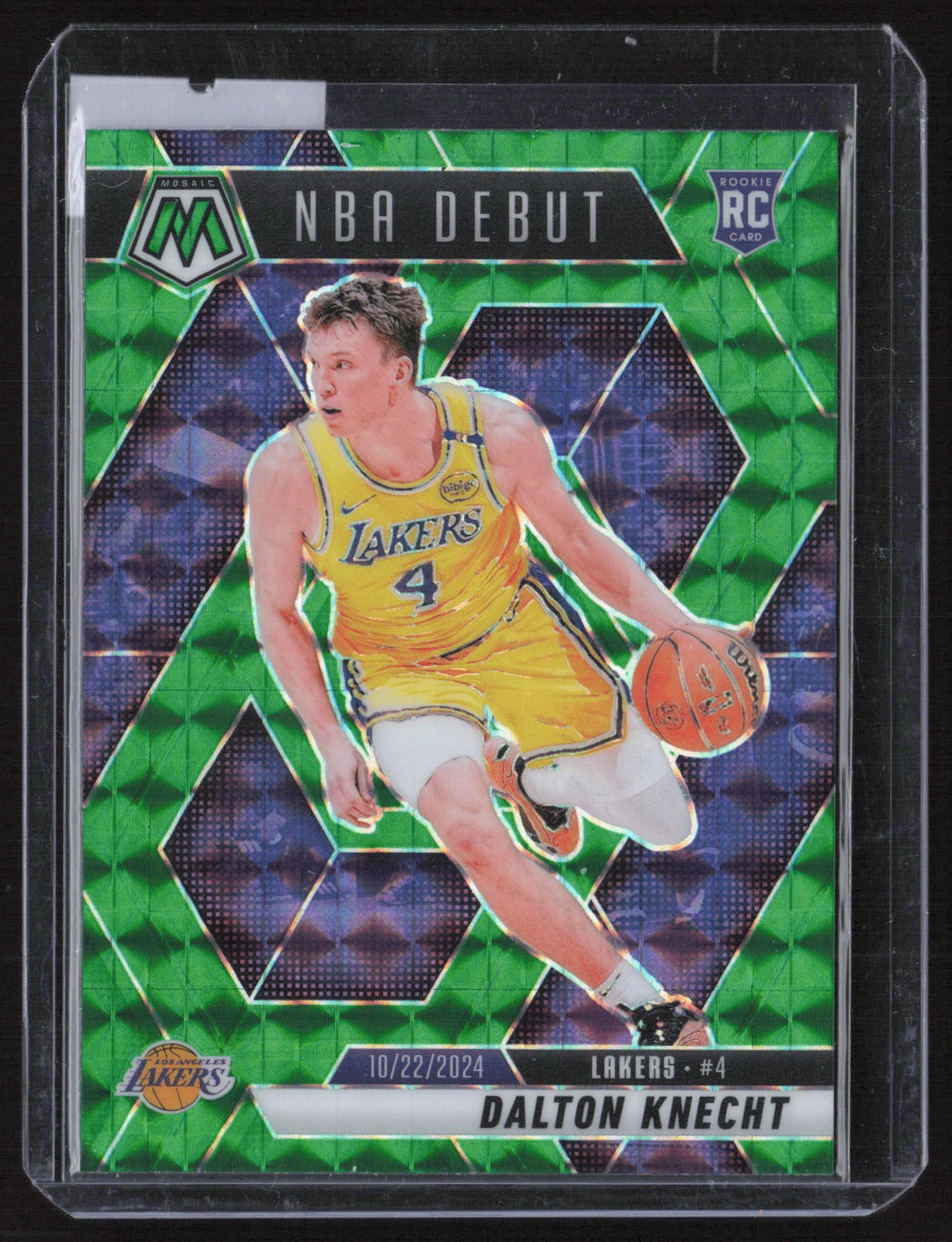 Dalton Knecht 2024-25 Panini Mosaic Green Mosaic #264 RC