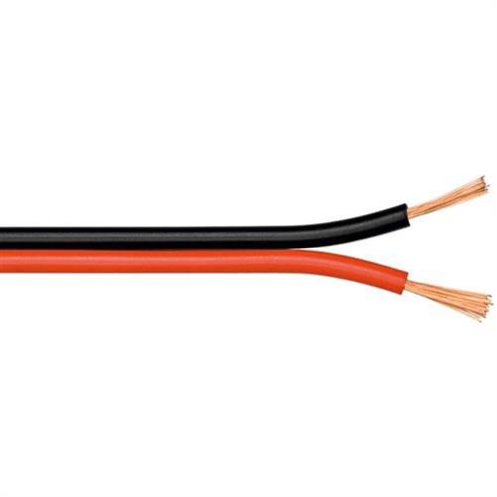 Goobay Lautsprecherkabel 25m Rolle 2x15mm CU rotschwarz 15097 6690₽