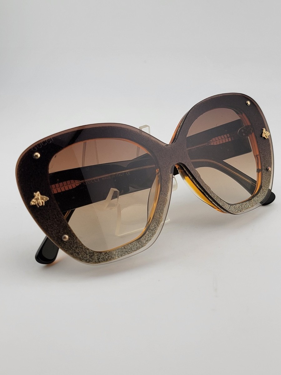 Rare Vintage Oversized Gucci Italy Womens Sunglasses GG2240 003